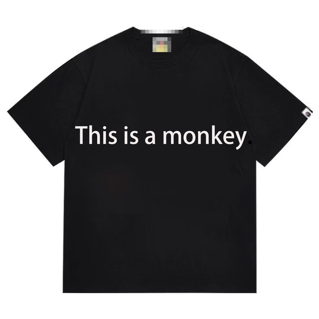 Hot-selling Ape Shirts Fashion Designer T-shirts Men's Trend Print T-shirts 1:1 High-quality Edition in Stock Letter Print