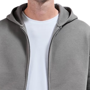 Sudadera con Capucha Ligera de Corte Holgado para Hombre, Sudadera Informal con Capucha y Cierre Completo, Manga Larga con Bolsillos Delanteros, Ropa Personalizada - Product Image 5