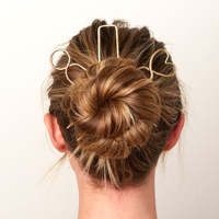 Accessoire de pince à cheveux en forme de U en métal en laiton durable pour femmes Accessoires de cheveux écologiques