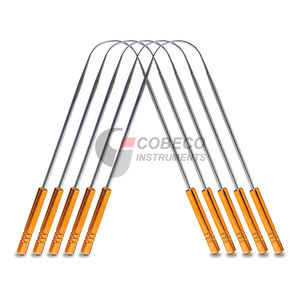 Grattoir à langue à bords biseautés en acier inoxydable, élimination efficace des résidus, sensation de grattage confortable - Product Image 1