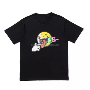 T-shirt décontracté unisexe surdimensionné pour homme, col rond, 100 % coton, taille plus, avec impression numérique, logo personnalisé et tissu écologique, 2022 - Product Image 5