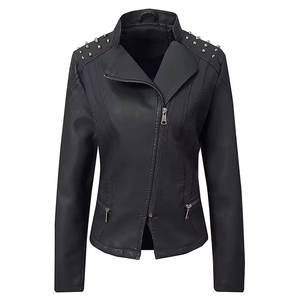 Chaqueta de cuero ligera y transpirable para mujer, ropa informal, chaqueta de cuero para mujer más vendida a un precio razonable - Product Image 1