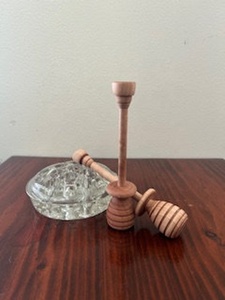 Aplicador de Miel Compacto de Madera con Acabado Pulido y Mango Largo para Uso en Campamentos - Ecológico - Product Image 3