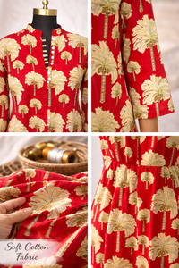 <b>Boho</b> Floral Print <b>Long</b> <b>Dress</b> Button Down Kali Style Gown 100% Cotton Women Summer Maxi <b>Dress</b> Handmade Masterpiece Apparel - Product Image 6