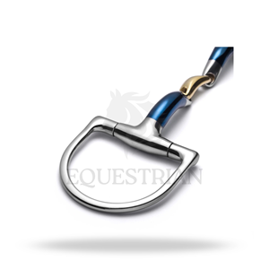 Mors d'entraînement Hunter D Ring en fer pour le contrôle équestre - Product Image 4