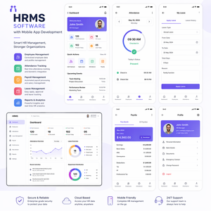 Logiciel HRMS avancé avec développement d'applications mobiles, gestion des présences des employés, gestion des salaires et automatisation du personnel - Product Image 1