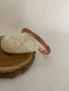 Luxury Pure <b>Copper</b> Twisted Wire <b>Bracelet</b> for Men and Couples - Product Image 1