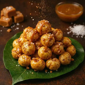 Roasted & Flavoured Makhana Fox <b>Nuts</b> Salted Caramel Healthy Dessert Snack Made in India 90 Gms Pack - Product Image 1