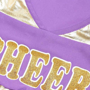 Tenues d'entraînement de cheerleading personnalisées pour femmes, vente en gros, ensembles d'uniformes de cheerleader 100% polyester - Product Image 2