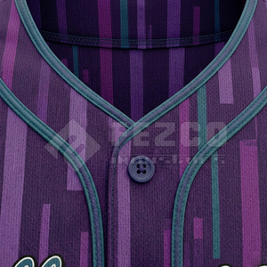 Maillot de baseball respirant imprimé avec design et logo personnalisés, prix de gros, logo personnalisé, sans manches pour homme, 100% polyester - Product Image 4