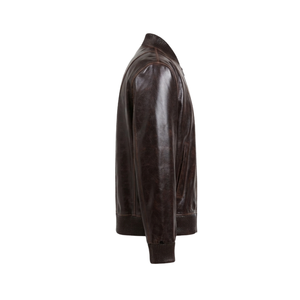 Blouson en cuir PU pour homme, style motard, coupe ajustée, vêtement d'extérieur d'automne, style vintage, blouson de club, vêtement de sport, marque, vente chaude - Product Image 4