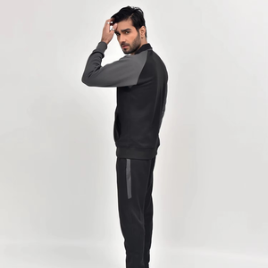 Conjunto de Chaqueta de Dos Piezas con Cremallera y Capucha para Hombre, Fabricación Personalizada, Poliéster Transpirable, Estilo Urbano, Cortavientos, Chándal de Invierno - Product Image 6