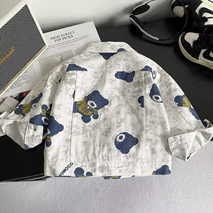 Nouvelle Veste Tendance Garçon 2026 – Col Rabattu en Jean pour Printemps, Tenue pour Tout-Petits et Enfants - Product Image 1