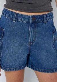 Shorts Bermuda en Jean Souple Unisexe pour Homme, Coupe Droite, Taille Mi-Haute, Séchage Rapide, Effet Vieilli, Style Vintage Décontracté Urbain, Vente en Gros - Product Image 6