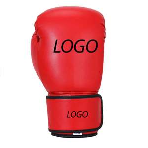 ถุงมือชกมวยหนัง PU แบบคลาสสิก ทนทาน สำหรับฝึกซ้อม MMA ระบายอากาศได้ดี น้ำหนักเบา ปรับขนาดได้ด้วยแถบตีนตุ๊กแก สีดำ - Product Image 3