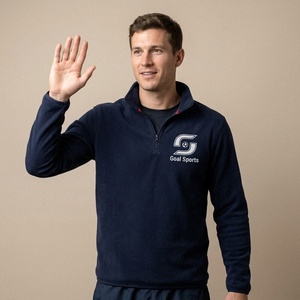 เสื้อฮู้ดโอเวอร์ไซส์ทรงหลวมแฟชั่น Goal Sports คุณภาพสูง 260 กรัม ผลิตจากโพลีเอสเตอร์ 100% สำหรับทุกเพศทุกวัย เหมาะสำหรับฤดูใบไม้ร่วง พิมพ์ลาย DTF แบบถัก - Product Image 1
