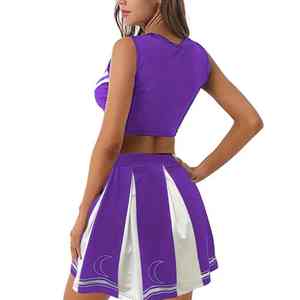 ชุดยูนิฟอร์มเชียร์ลีดเดอร์สั่งทำล่าสุดสำหรับผู้หญิง วัสดุคุณภาพสูง ระบายอากาศได้ดี ไซส์ผู้ใหญ่ - Product Image 4