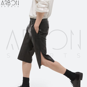 Shorts en cuir pour hommes, entièrement personnalisés, fabriqués à la main, nouvelle arrivée, qualité supérieure, légers, durables, au meilleur prix, style le plus récent - Product Image 6