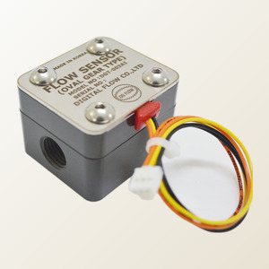 เครื่องวัดการไหลของน้ำมันก๊าดแบบดิจิตอล DIGITAL FLOW DGT-003AI เซ็นเซอร์วัดการไหลแบบโอวัลเกียร์ อลูมิเนียม PT 1/4 เกลียวใน - Product Image 1