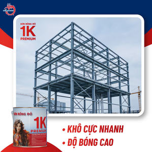 Peinture Red Dragon Paint Thai Khang 1K, couche de finition acrylique premium, revêtement liquide anti-corrosion, brillant brillant, excellente couverture, meubles - Product Image 5