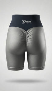 กางเกงขาสั้นออกกำลังกายผู้หญิง ยกกระชับสะโพก ระบายอากาศได้ดี ไร้รอยต่อ เอวสูง สไตล์สตรีทแวร์ เหมาะสำหรับโยคะ ฟิตเนส และการออกกำลังกายทั่วไป - Product Image 4