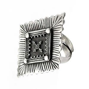 Glorious Vintage Style Handmade <b>Silver</b> <b>Ring</b> Crafted From 925 Sterling <b>Silver</b> <b>Adjustable</b> Design Bohemian Jewelry At Lowest Price - Product Image 1