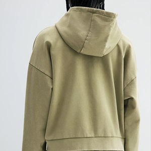 Sudaderas con Capucha Blancas al por Mayor para Hombre, Sudadera de Forro Polar Grueso, Sudadera con Capucha Personalizada con Bordado, Ropa Urbana - Product Image 1