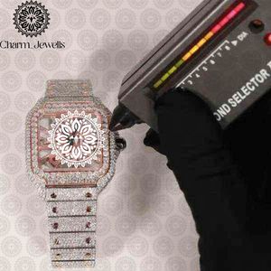 Reloj Mecánico de Lujo Charm_Jewells de Acero Inoxidable, Caja Cuadrada de 30 mm, Cristal de Zafiro Analógico, Moda Femenina - Product Image 2