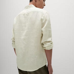 Camisa de hombre con botones, nueva moda, precio económico OEM, súper calidad, logotipo/colores personalizados, camisa con botones de última tendencia, ligera. - Product Image 6