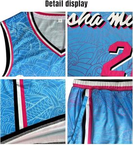 Camiseta de Baloncesto Personalizada con Nombre, Número y Logotipo del Equipo, Uniforme Personalizado para Adultos y Niños - Product Image 4