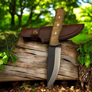Funda Personalizada para Cuchillo Skinner, Recta, ODM, Personalizable |   Cuchillo de Camping Forjado a Mano con Mango de Resina Bushcraft |   El Mejor Cumpleaños - Product Image 6