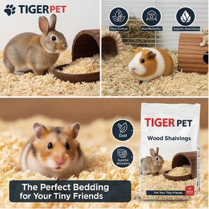 Ropa de cama para mascotas con virutas de madera biodegradables segura para hámsteres, conejos, cobayas y más - Product Image 6