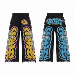 Pantalon de survêtement tendance en coton et polyester, coupe droite, style streetwear, décontracté et confortable, prix de gros abordable - Product Image 6