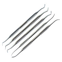 Kit d'instruments de modélisation dentaire PKT (SET) – Outils de modélisation en cire pour laboratoire dentaire en acier inoxydable