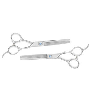 Ciseaux professionnels pour texturiser et affiner les cheveux, design sûr et efficace, en acier inoxydable, ciseaux de barbier pour salon, outil de coupe de cheveux - Product Image 5