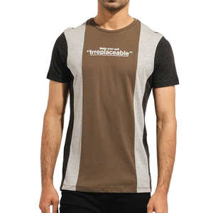 Camiseta de algodón grueso con estampado gráfico, corte holgado y extragrande para hombre, con logo personalizado - Product Image 2