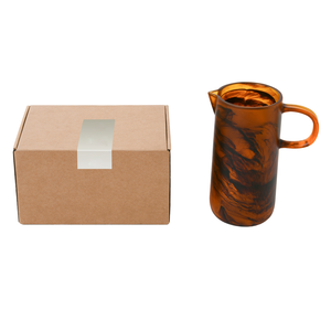 FAIZA CRAFT Pichet à vin en résine fait main de style occidental, design moderne de luxe, écologique, vaisselle décorative, motif tourbillon unique - Product Image 5