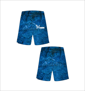 Pantalones Cortos de Baloncesto Personalizados con Textura de Roca Azul, Ligeros, Transpirables, de Malla, para Entrenamiento Deportivo, Ropa Urbana, Sublimados - Product Image 1