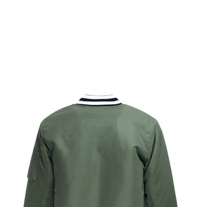 Custom Plus Size Winter Men's Lightweight Casual Varsity Baseball Bomber Jacket Front OEM Service Waterproof Windbreaker Coat - Product Image 5