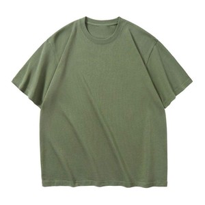 Camiseta Extra Grande para Hombre, Sensación Suave, Algodón, Corte Holgado, Informal, Cómoda para Uso Diario, Ropa de Moda Estadounidense - Product Image 1
