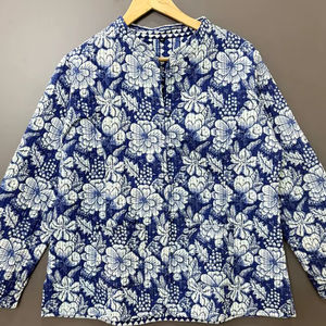 Veste matelassée imprimée artisanale, style bohème, réversible, en coton, pour l'automne et l'hiver, vêtement vintage Kantha, vêtements d'extérieur indiens pour femmes - Product Image 1