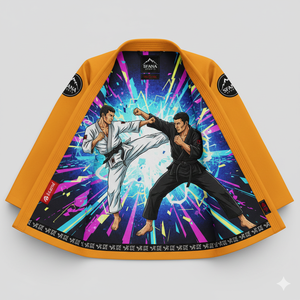 Kimono de Jiu-Jitsu Brésilien (BJJ) en Coton Lourd 100% Durable, Coupe Ajustée, Tissage Perlé, pour Hommes et Femmes, MMA, Grappling, OEM - Product Image 4