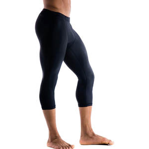 Pantalones de compresión personalizados para hombre de la mejor calidad y el mejor material, leggings deportivos con tu logotipo y texto. - Product Image 2