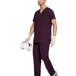 Custom Nursing <b>Scrubs</b> Suppliers Manufacturers Designer Men <b>Scrubs</b> Medical Spandex Hospital <b>Scrubs</b> Uniforms <b>Sets</b> For Sale - Product Image 3