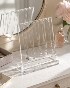 Modern Eco-friendly Customized Acrylic Jewelry Display Stand Elegant Pendant Necklace Prop for Retail Stores - Product Image 6