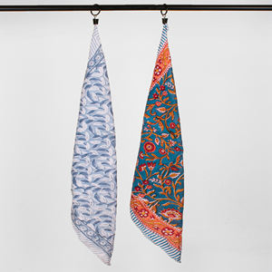 Pañuelo Étnico Multicolor de Algodón Estampado a Mano, Ecológico, Transpirable, para las Cuatro Estaciones, Craftjaipur, Cómodo para la Cara de Mujer - Product Image 1