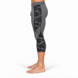Men <b>Capri</b> <b>Legging</b> Features Soft Performance Fabric Flexible Fit And Comfortable Support For Training Fitness And Everyday Use - Product Image 3