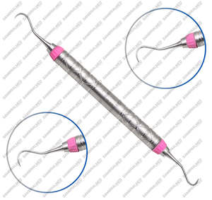 Sambrialmed Premium Manual Hu-Friedy Nouveau Lot de 5 Détartreurs Parodontaux à Double Embout Type Falciforme H6/H7 Instruments Dentaires de Haute Qualité CE - Product Image 2