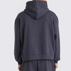 New Fashion Men Winter Solid Jogging Suits Sweat Suit Sportswear <b>Tracksuit</b> Casual 100% Cotton Quick Dry Breathable Lightweight - Product Image 3