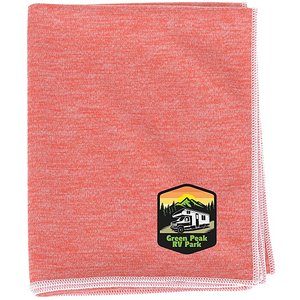 Toalla Deportiva de Microfibra de Secado Rápido, Color Verde Sólido, Absorbente, para el Cuello, con Técnica de Sublimación, Impresión Personalizada, para Hombre - Product Image 2